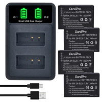 EN EL20 EL20a 1200mah Battery + Charger EN-EL20 EN-EL20a for Nikon Coolpix P1000 P950 1 J1 J2 J3 AW1