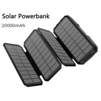 Solar Power Bank for Mobile Phone Tablet Portable Charger External Battery Pack for Xiaomi Mi iPhone Samsung Cell Phones Charger