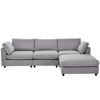 Soft bag convertible profile sofa, living room L-shaped combination sofa, lounge sofa chair, daytime sofa bed