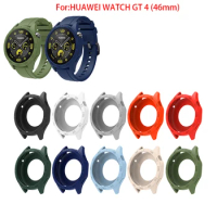 Silicone Strap case For HUAWEI WATCH GT 4-46mm Full Bumper Anti-scratch Cover For HUAWEI WATCH GT 4-46mm