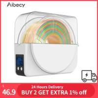 Aibecy 3D Printer Filament Dryer Box Spool Holder Drying Filaments Storage Box Adjustable with 2 Inch LCD Display Timer Function