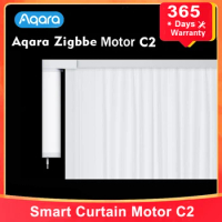 Aqara Smart Curtain Motor C2 Intelligent Curtain Zigbee Control Fully Automatic Track Electric Curtain Motor Via Apple Homekit