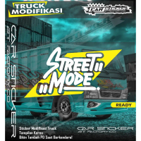 Sticker STREET MODE Sticker Modifikasi Truck Canter / Stiker Truck GIGA PICK UP - SM88