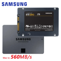 SAMSUNG SSD 500GB 870 QVO 250G Internal Solid State Disk 1T 2T 4T 8TB HDD Hard Drive SATA 3 2.5 for Laptop HDD Computer