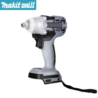 18V Brushless Cordless Electric Impact Wrench Rechargeable 1 / 2 inch Wrench Power Tool Compatible With Makita 18V Battery