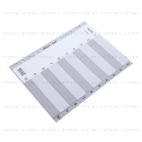 Bantex Numerical Indexes A4 10 Pages (1-10 index) #6210