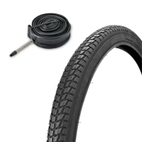 Bike Tires Set for 700C/26 Inch Mountain Bikes or City Bikes Road Bikes Mixed Rubber Bicycle Tires