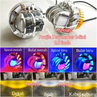 PROMO - LAMPU UTAMA PROJIE DAYMAKER MINI JAUH DEKAT 2.5INCH ALUMUNIUM