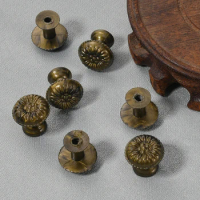 10Pcs Wooden Jewelry Box Mini Knobs Antique Bronze Plastic Kitchen Cabinet Drawer Pulls Knobs Cupboard Wardrobe Furniture Handle