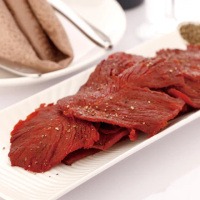 【YUNYE 阮的肉干】爆漿牛肉干 正黑胡椒(3包超值包)
