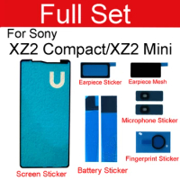 LCD Screen Display Adhesive Ear Speaker Mesh Battery Sticker For Sony Xperia XZ2 Compact Mini XZ2C H8324 Mic Fingerprint Glue