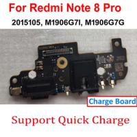 Best Working For XiaoMi Redmi Note 8 Pro Charging Port PCB Board USB Charge Dock Connector with Microphone Flex Cable Note8 pro