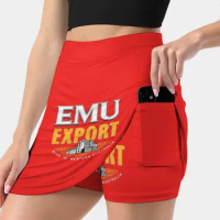 Original Emu Export Women's skirt Aesthetic skirts New Fashion Short Skirts Emu Export Emu Export Bush Chook Red Can