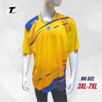 TEAM10 เสื้อกีฬาแขนสั้น เสื้อบอล ผ้าไมโคร ไซส์พิเศษ 3XL-7XL ผู้ชาย ผู้หญิง คําแนะนําการขายที่ร้อนแรง