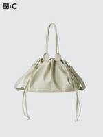 UNIQLO Tas Serut Drawstring Bag Water-Repellent BEIGE