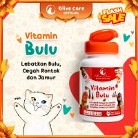 [Promo] Olive Care Vitamin Kucing BULU untuk Bulu Panjang Lebat, Bulu Halus, Warna Bulu, Cegah Jamur