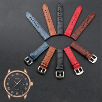 Quick Release Genuine Leather Watch Strap 18mm 20mm 22mm Wrist Men Watch Band For Skmei DW pagani design naviforce curren casio