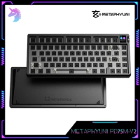 METAPHYUNI PD75M-V2 Mechanical Keyboard Kit 3mode 2.4G Wireless /USB/Bluetooth Keyboard Kit RGB Hot Swap Gamer Keyboard Kits