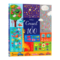 Usborne Count to 100 nubers,Baby Children's books aged 1 2 3, English picture book, 9781409597834