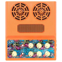 Orange Guitar Audio Amplifier ABS Guitar Audio Amplifier Desktop Mini Distortion Delay Speaker Guitar Amplifier Guitar Amplifier