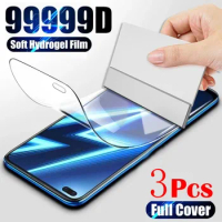 3PCS Screen Protector For Huawei P60 P50 Pro P50e P40 Pro P40Lite P30 Pro P20 Lite Enjoy Z 9 70 Enjoy 60X 50Z 10 Hydrogel Film