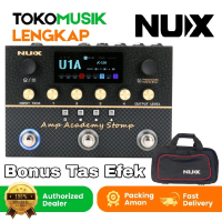 Effect Nux Amp Academy Stomp Compact Modeler Efek Gitar Nux Amp Academy Bonus Tas Efek