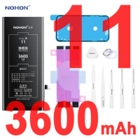 Nohon For iPhone11 iPhone 11 Battery 3500-3600mAh Max Capacity Li-polymer Built-in Bateria + Tools For Apple iPhone 11 Batteries