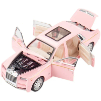 1:32 Alloy Simulation Rolls-Royce Phantom Car Model Toy Car Ornament Collection Gift for Boys and Ch