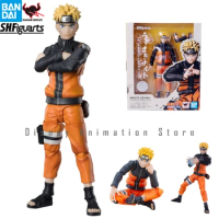Genuine BANDAI S.H.Figuarts Uzumaki Naruto NARUTO Anime Action Figure Original Collectible Model Decoration Kids Gift in Stock