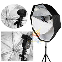 傘式柔光箱80cm八角柔光罩閃光燈柔光布罩攝影箱柔光箱燈罩反光傘