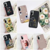 Case For Xiaomi Redmi Note 10 Pro 4G Lovely Popular Cartoon Pattern Cool Girl Soft Silicone Case For Redmi Note 10 Pro Max Funda