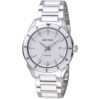 麗聲錶 RHYTHM 天使之心陶瓷腕錶(F1207T01)白/38mm
