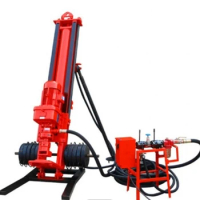 Mini Rock Drillers Large Power Diesel Power Mine Core Well Drilling Rig Farmland Water Wells Driller Enginee DTH Drilling Rig