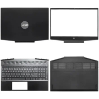 New For HP Pavilion 15-DK 15T-DK TPN-C141 Laptop LCD Back Cover Front Bezel Upper Palmrest Bottom Base Case Keyboard Hinges