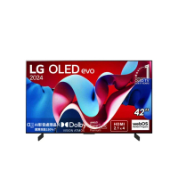LG 樂金 42型OLED evo C4 極緻系列 4K AI物聯網智慧顯示器(OLED42C4PTA)+LG Soundbar S70TR立體環繞聲霸