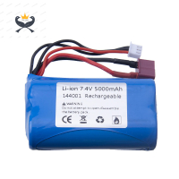 new High Quality For Wltoys 144001 car 2s 7.4V 1500/3300/3500 T Plug for Wltoys 124018 124019 12423 