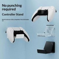 1 unit Wall Mounted Game Controller rak penyimpanan kurungan untuk Switch Pro/PS5 // Gamepads Stand
