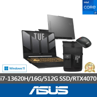 ASUS 後背包/滑鼠組★15.6吋i7 RTX4070電競筆電(TUF Gaming FX507VI/i7-13620H/16G/512G SSD/W11)