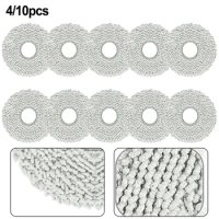4/10Pcs Mop Cloth Replacement For Cecotec For Conga 11090 Spin Replacement Accessories Household Cleaning Vacuum Parts