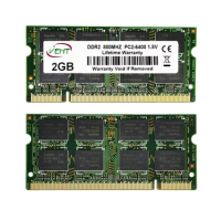 DDR2 2GB PC2-6400S DDR2 667MHZ 800MHz PC2-5300S 200pins SO-DIMM Used Wholesale RAM Laptop Memory ram memoria ram ddr2 2gb