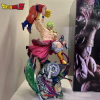 Dragon Ball Figure Broli Vs Son Goku Figure Gk Broly Vs Goku Figurine Broly Statue Pvc Model Doll Collection Toys Kids Gift