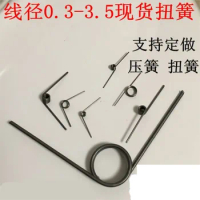 5/10Pcs 0.3 0.4 0.5 0.6 0.7 0.8mm Spring Steel or 304 Stainless Steel Small V Shaped Coil Torsion Spring 90 135 175 180 degree