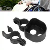 2Pcs Adjustable Wheelchair Walking Stick Rack Bracket Crutch Holder Accessory for Electric Scooter Elderly Walker Wheelchairs