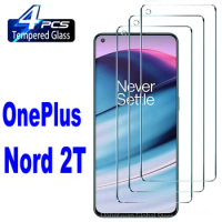 4Pcs tempered glass for OnePlus Nord 2T OnePlus Nord N10 N20 N200 Nord CE 5G ACE screen protector glass film
