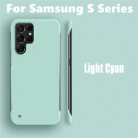 Ultra Slim Frameless Case For Samsung Galaxy S23 Ultra S22 S21 S20 S10 S9 Plus S21 S20 FE Note 20 10 9 Shockproof Phone Cover