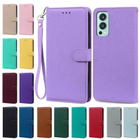 For OnePlus Nord 2 5G Case For OnePlus Nord 2T Cover Wallet Leather Flip Case Fundas Nord2 2T Protective Bumper Bags Coque Capa