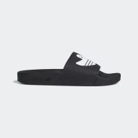 【adidas 愛迪達】Shmoofoil Slide 男女鞋 運動休閒 拖鞋 涼鞋 游泳 聯名 愛迪達 黑 白(FY6849)