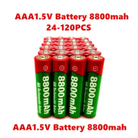24-120PCS1.5V AAA rechargeable battery 8800mah AAA 1.5V New Alkaline Rechargeable batery for led light toy mp3wait+free shipping