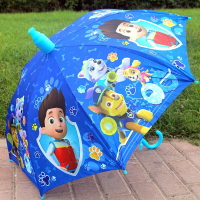兒童雨傘汪汪隊創意幼兒園安全可愛卡通小學生男女孩童自動透明傘
