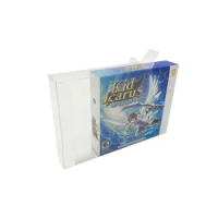 Transparent clear PET cover For 3DS Kid Icarus limited edition version protection box collection storage display protective